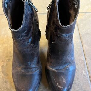 Steve Madden Dark Brown Ankle Booties